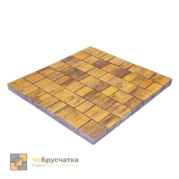 Оттенок брусчатки Янтарь, гладкая фактура